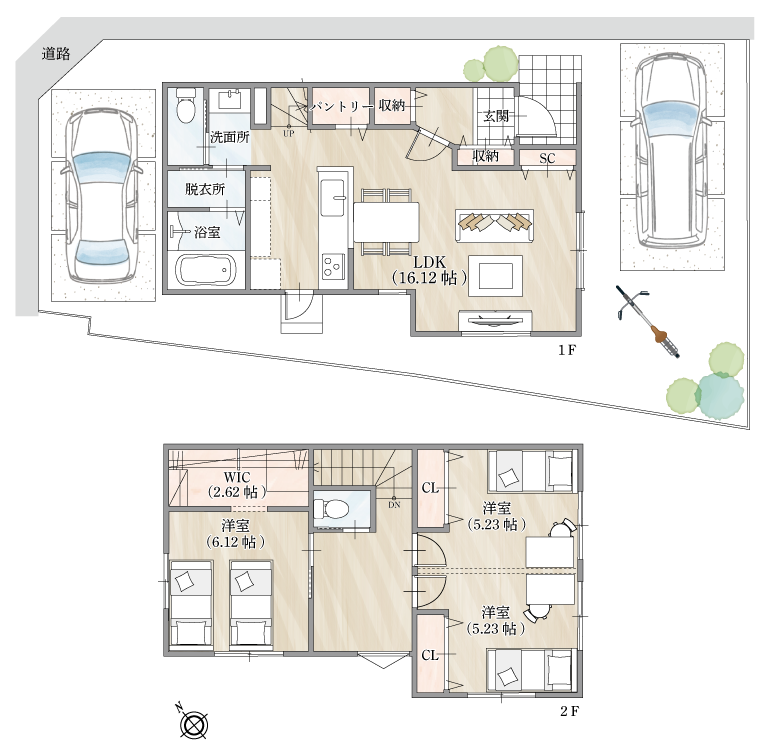 ストークガーデン播磨石ヶ池公園6号地参考プラン・間取り
