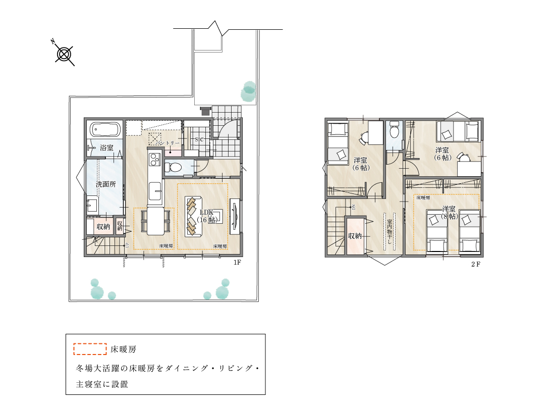 ストークビレッジ東加古川グランレジデンス1号地モデルハウス　プラン・間取り