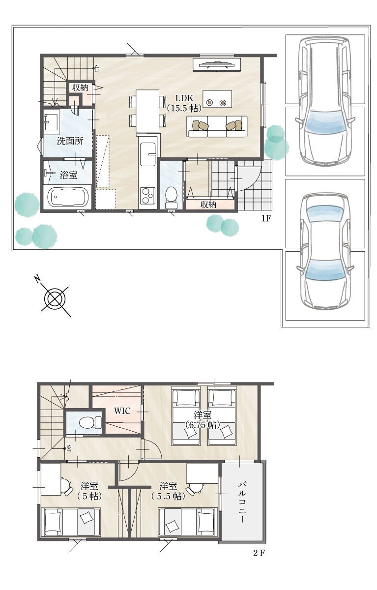 ストークビレッジ東加古川グランレジデンス17号地参考プラン・間取り