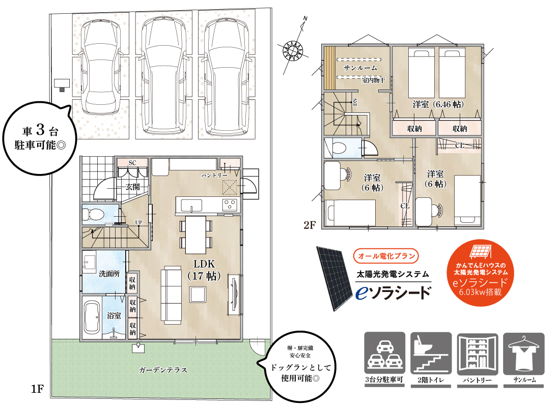 ストークガーデン姫路八代緑ヶ丘3号地モデルハウス　SHOWA GROUP（ショウワグループ）株式会社・昭和住宅 間取りプラン
