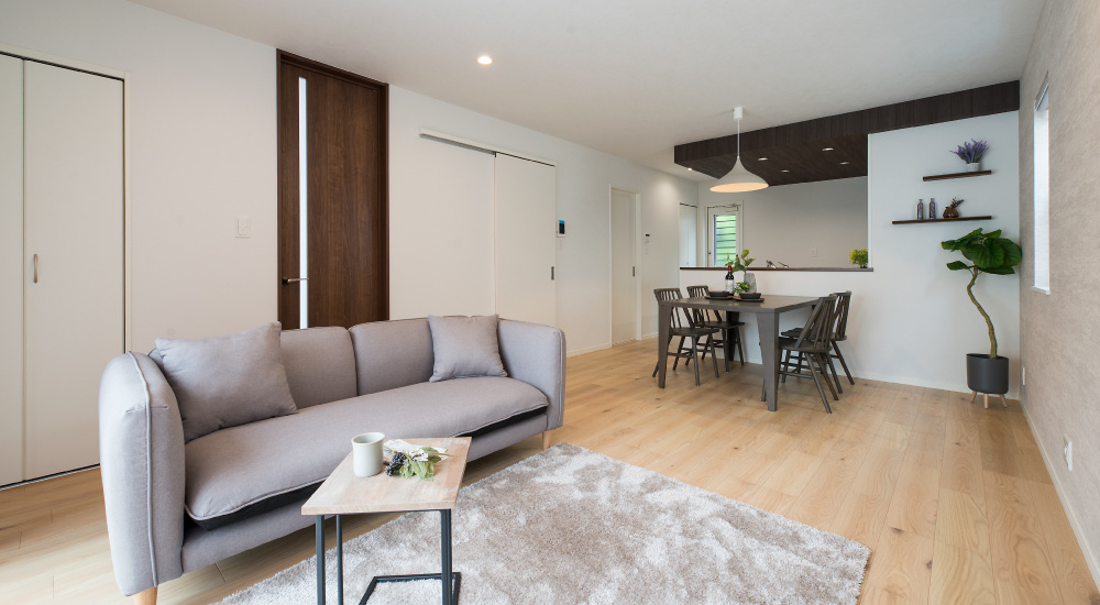 姫路市　ストークガーデン東神吉町西井ノ口1号地モデルハウス　SHOWA GROUP（ショウワグループ）昭和住宅　リビング