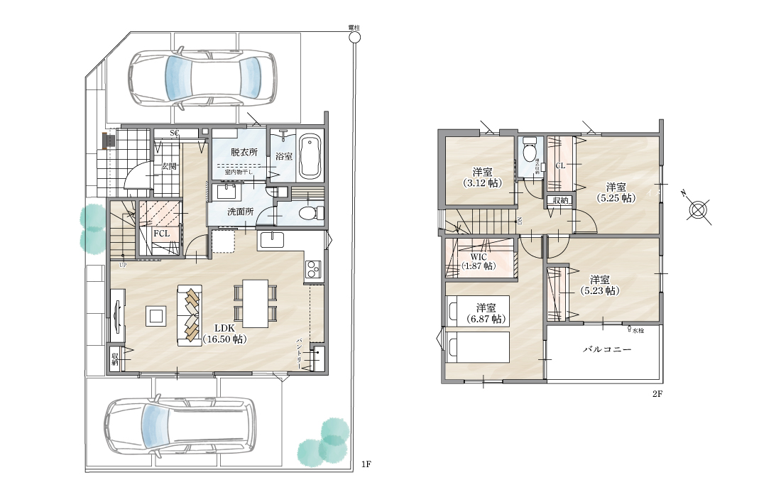 ストークビレッジ東加古川グランレジデンス3号地モデルハウス　SHOWA GROUP（ショウワグループ）株式会社・昭和住宅 間取りプラン