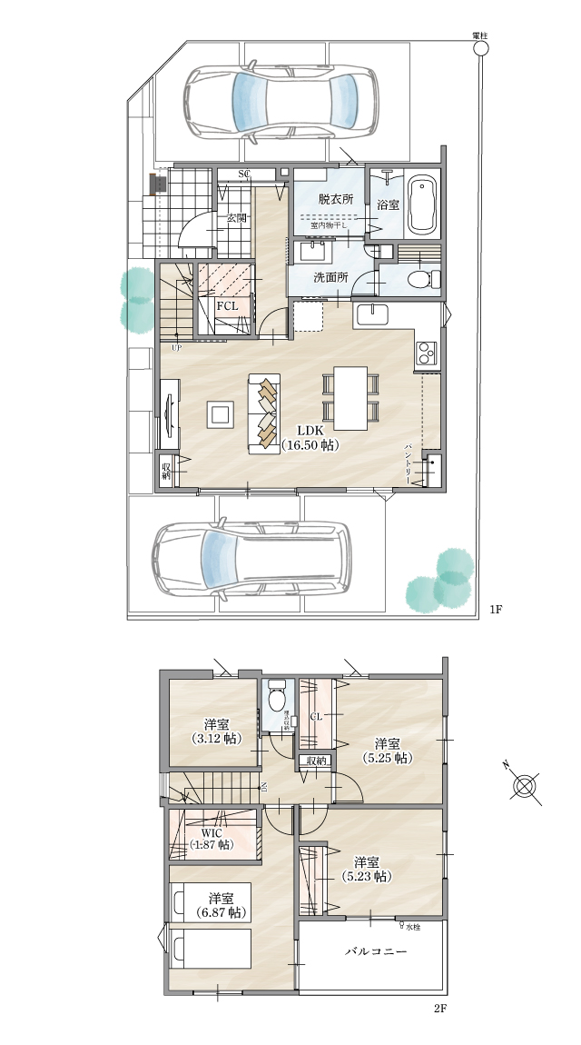 ストークビレッジ東加古川グランレジデンス3号地モデルハウス　SHOWA GROUP（ショウワグループ）株式会社・昭和住宅 間取りプラン