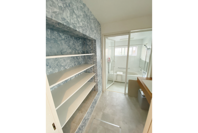 リフォーム・リノベーション　施工例　リフォーム後洗面所