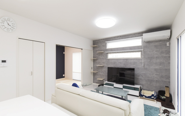 キャットウォークのある家の画像