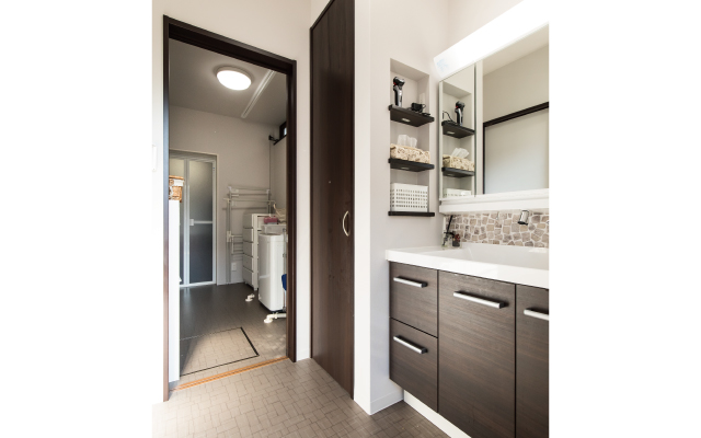 広い空間で遊べる家の画像