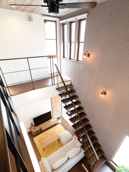オシャレなスリット階段のある家 の画像9