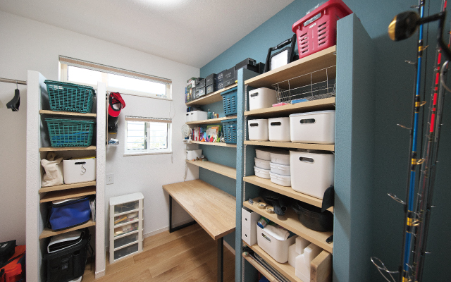 趣味の小部屋がある家の画像