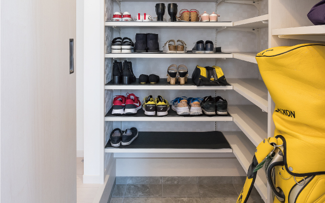 ランドリールームで家事ラクの画像