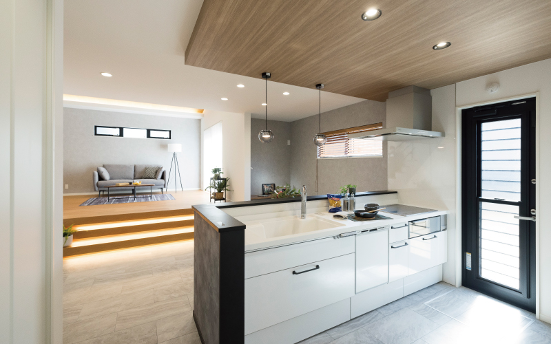 リビングに家族のためのステージを の画像6