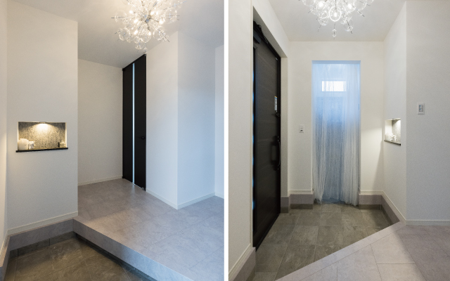 洗練された印象のモノトーンスタイルの画像