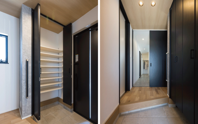 間接照明が映える上質感のある住まいの画像