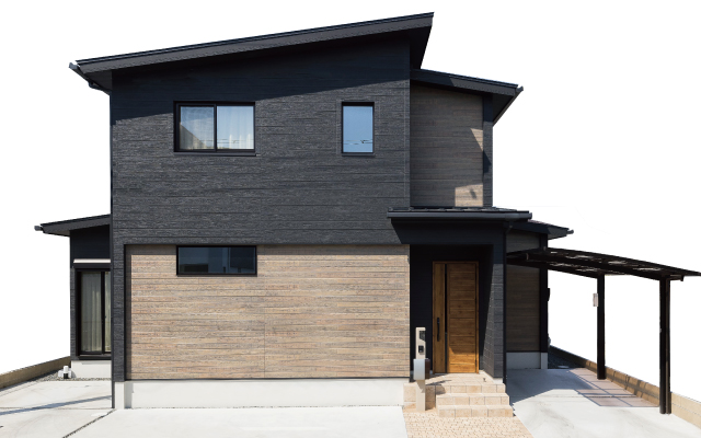 ウォークスルークローゼットのある家の画像