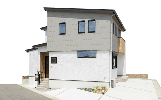 土間リビングで楽しく暮らす家の画像