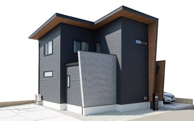 2階リビングでのびのびと暮らすの画像