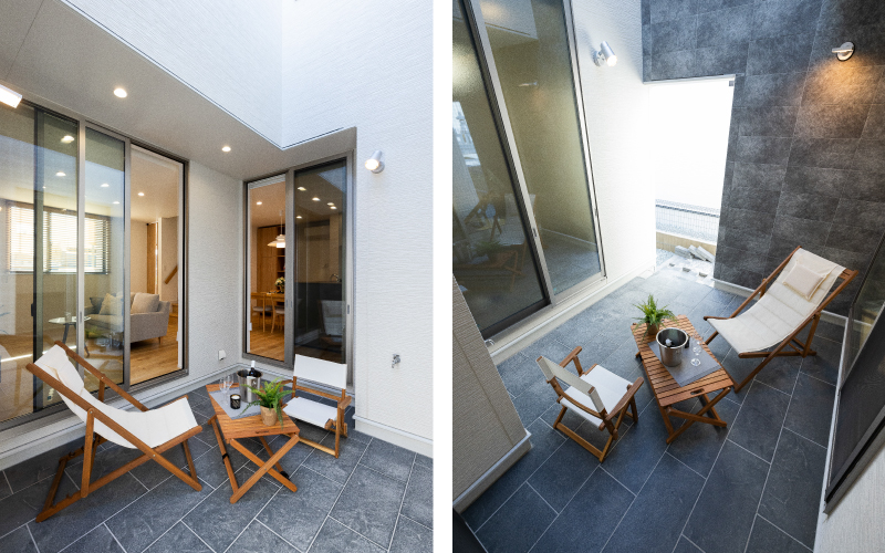 プライベートパティオのある家 の画像5