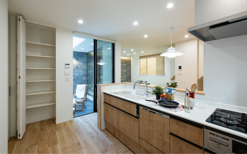 プライベートパティオのある家 の画像4