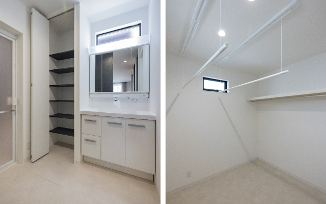 テラスを囲む開放的な4LDKのお家の画像