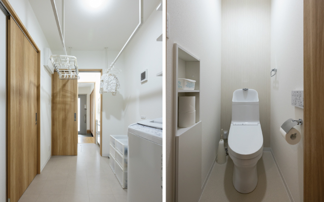 『平屋ベース』１階で日常生活が完結の画像