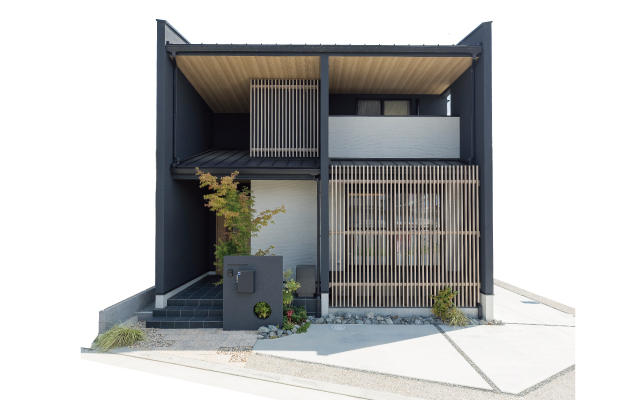 旅館のような非日常を感じさせる邸宅の画像