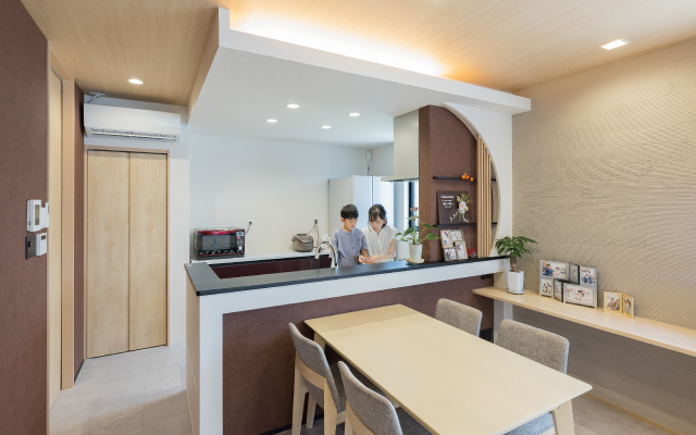 旅館のような非日常を感じさせる邸宅の画像