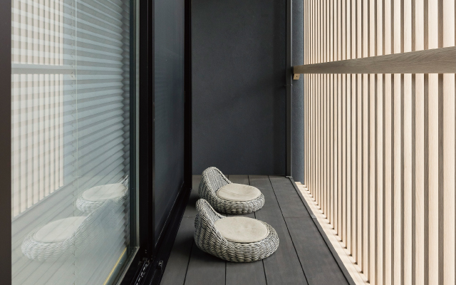 旅館のような非日常を感じさせる邸宅の画像