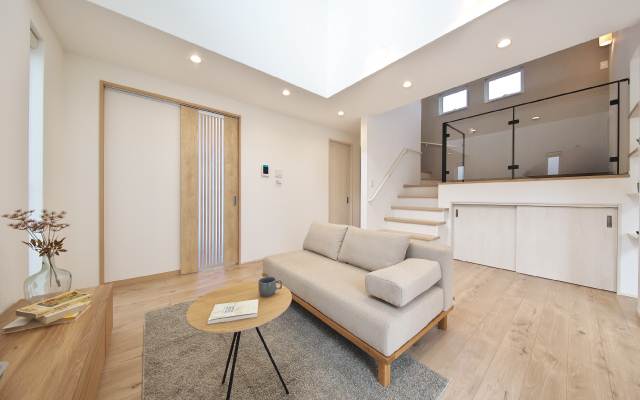 スキップフロアの家の画像