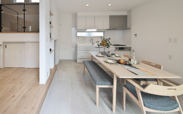 スキップフロアの家の画像