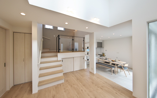 スキップフロアの家の画像