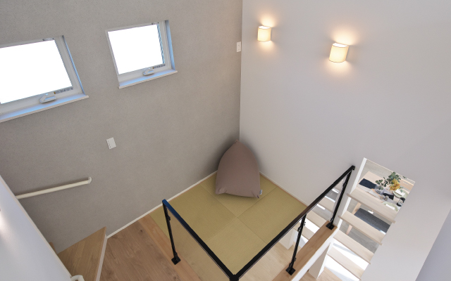 スキップフロアの家の画像