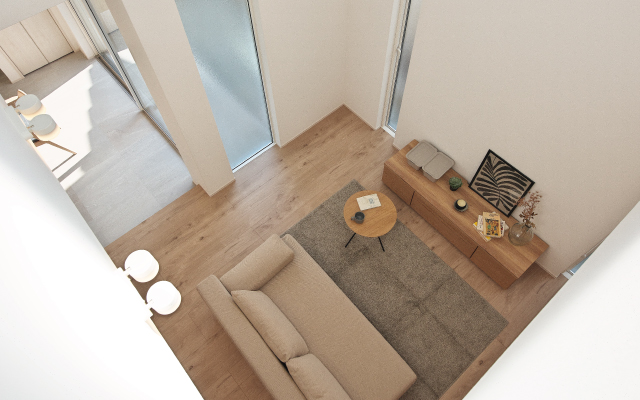 スキップフロアの家 の画像7