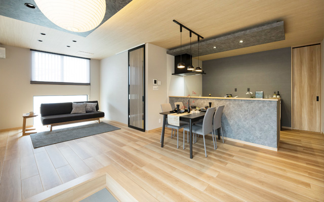 旋律を奏でるような心地よい邸宅の画像